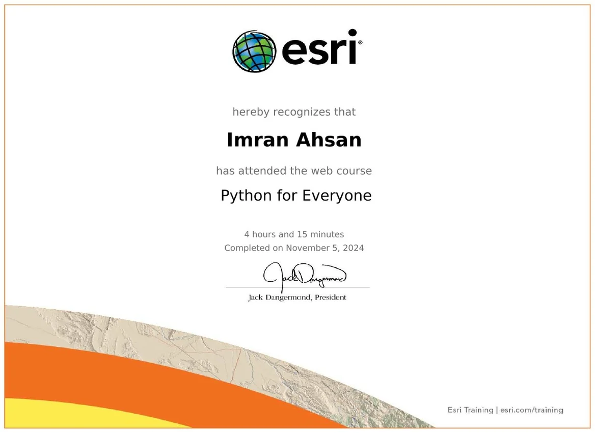 Python for Everyone certificate
