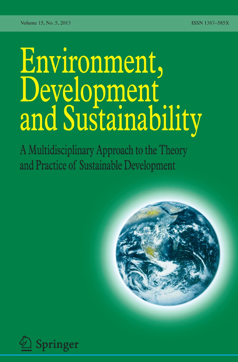 Environment, Development and Sustainability journal cover