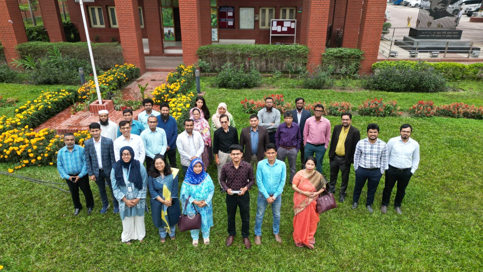 Participants and facilitators at a UAV and LiDAR capacity-building programme