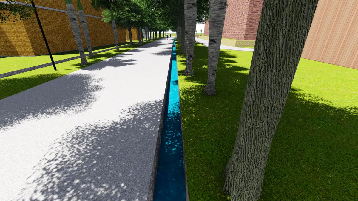 Drainage corridor