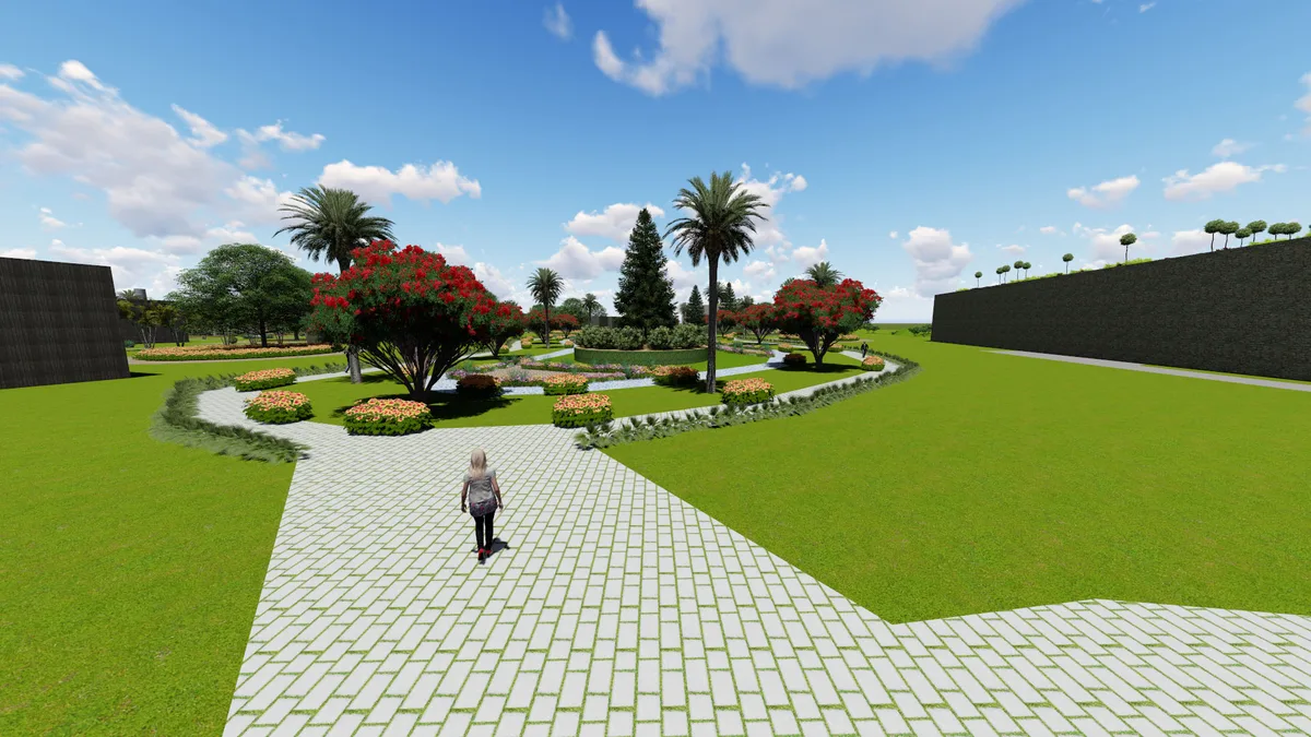 Garden walkway