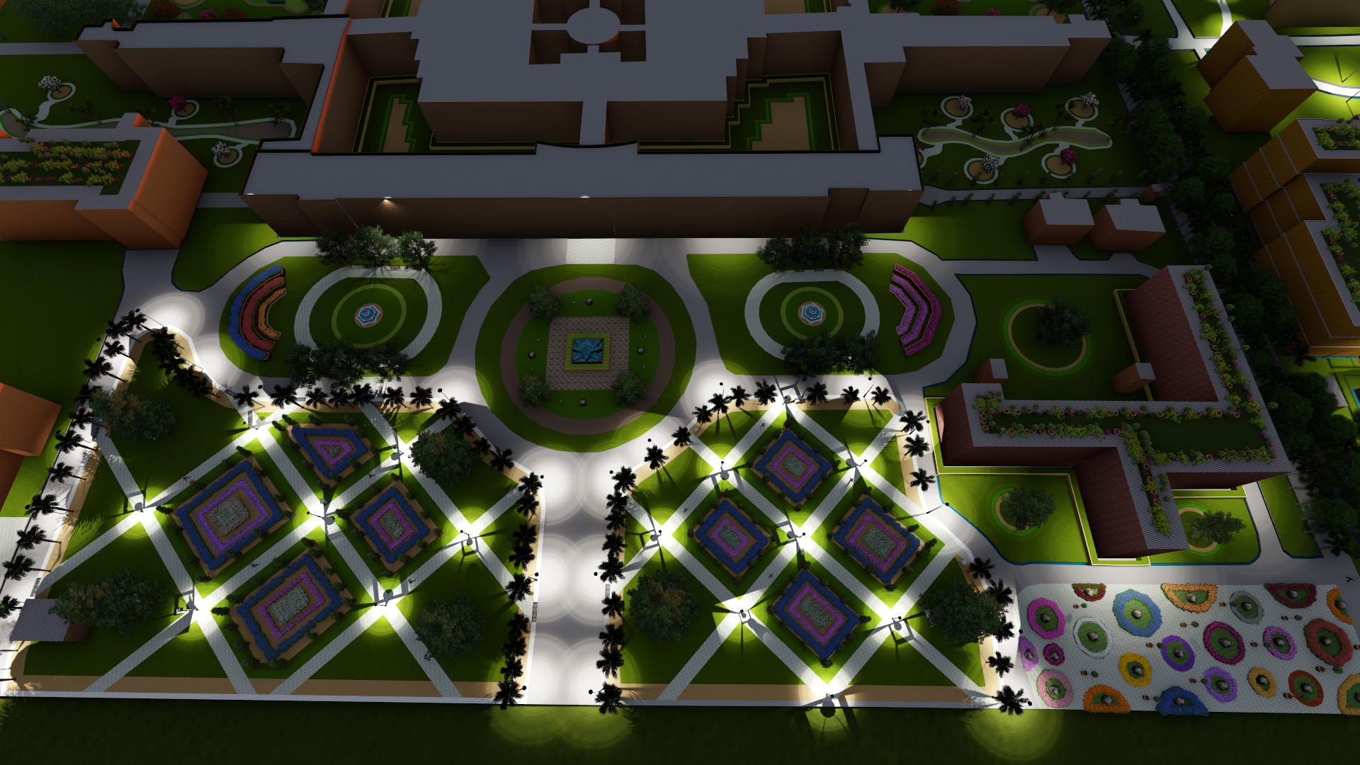 RMC and RMCH urban-planning night visualization