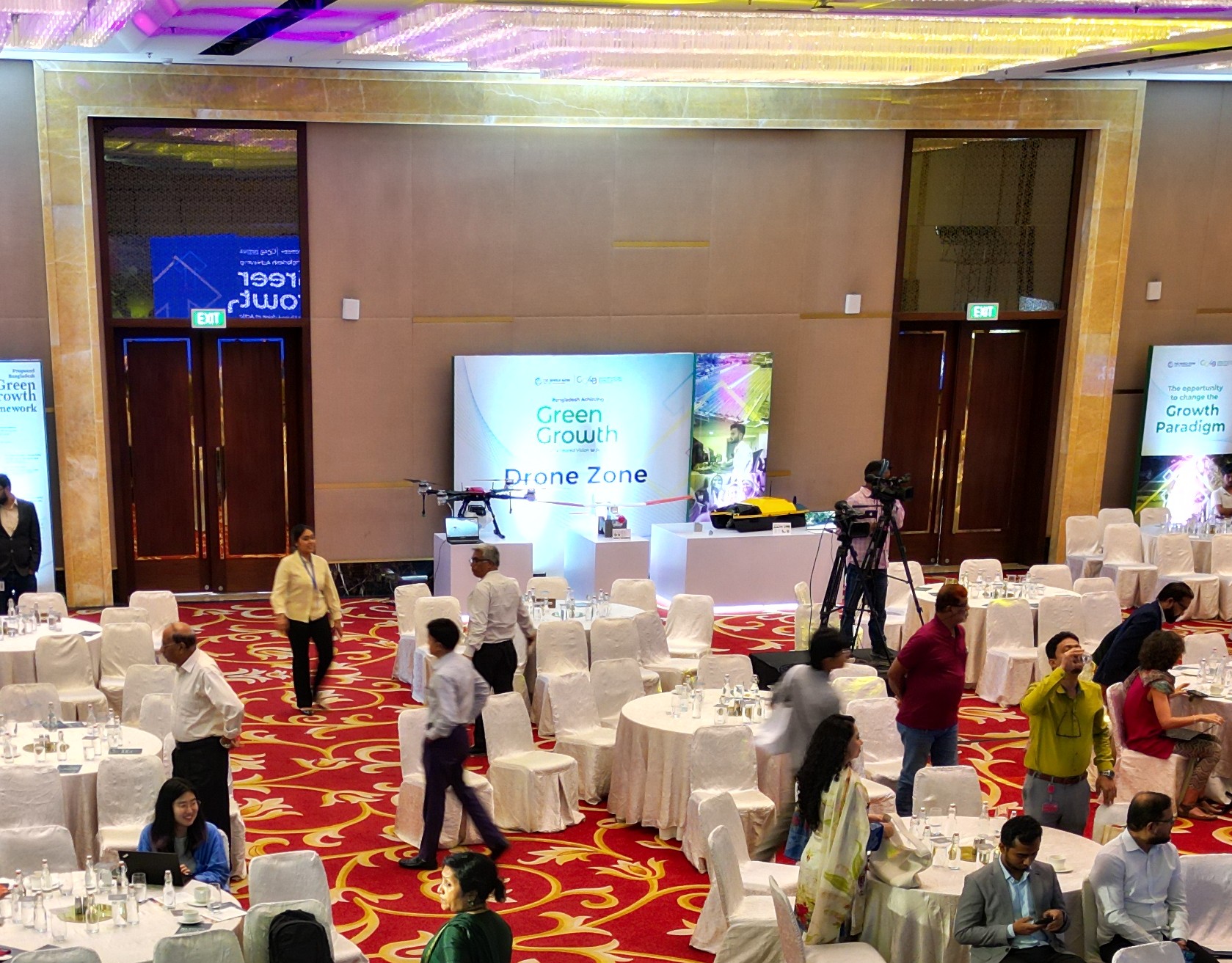 World Bank Green Growth programme event featuring UAV and USV technology showcase