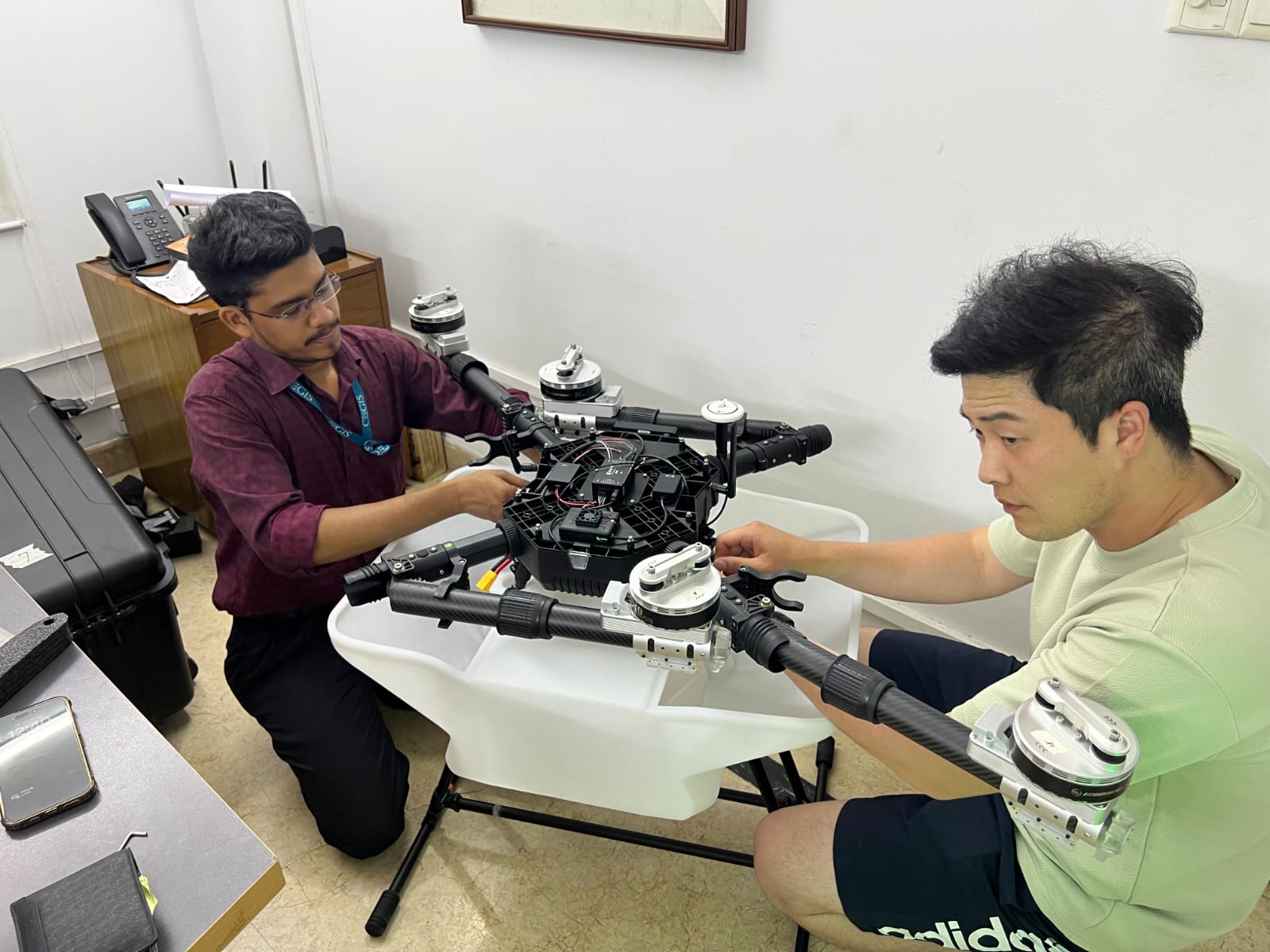 Collaborative sensor and equipment preparation